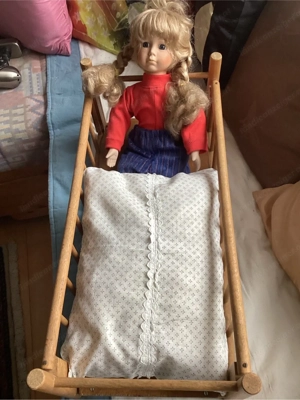Puppen Gitterbett Bild 3