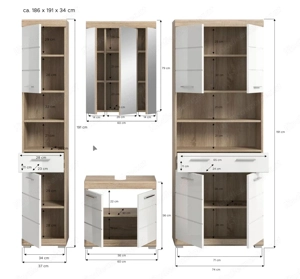 Badzimmer Möbelset NEU Bild 2