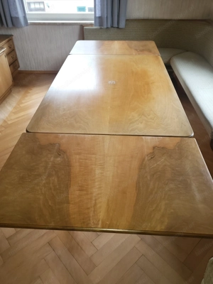 Tisch -Untergestell- Echtholz - Länge 3x variabel ausziehbar ! Bild 4