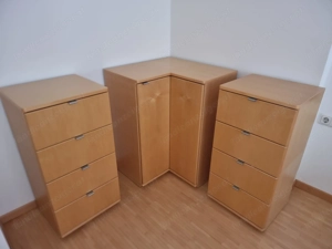 hülsta Design Schlafzimmer-Set | Eck-Kommode modular & Nachtkästchen Bild 5