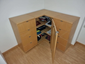 hülsta Design Schlafzimmer-Set | Eck-Kommode modular & Nachtkästchen Bild 2