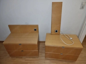 hülsta Design Schlafzimmer-Set | Eck-Kommode modular & Nachtkästchen Bild 3