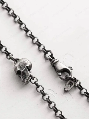 Kette SCHÄDEL in Sterlingsilber 3316 Bild 2