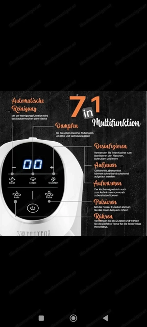 Sweetfox Babybreimaschiene Bild 5