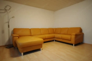 Wohnlandschaft  U-Form  Leder Bild 4