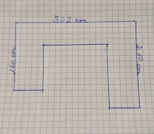 Wohnlandschaft  U-Form  Leder Bild 5