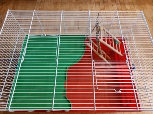 Hamsterkäfig - 64 cm x 38 cm x 43 cm  Bild 3