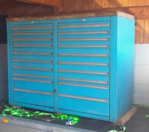 Grosser Werkstattschrank Metallschrank Schubladenschrank 