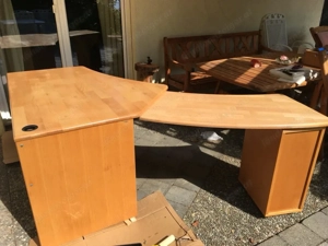 Schreibtisch Buche MASSIV Bild 2
