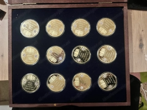 Vergoldete Münzen Sammlung  Bild 4