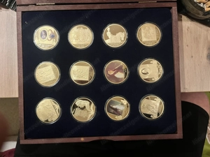 Vergoldete Münzen Sammlung  Bild 5