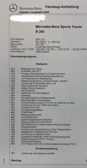 Mercedes-Benz B-200 klasse  Bild 8