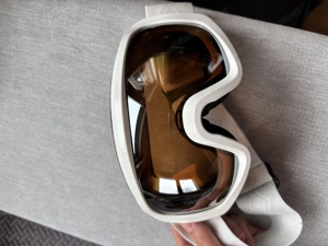 Neue Ski Snowboardbrille weiß   unbenutzt Bild 2