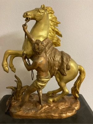 Standuhr um 1850-1900 Bild 5