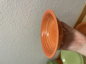 17 Teile - Geschirrset Grün Orange Bild 5