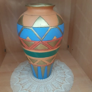 Blumenvase bunt Bild 2