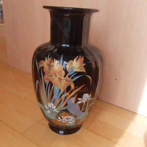 Blumenvase mit Vogelmotiv Bild 2