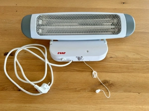 Heizstrahler für Babys, Wandmontage
