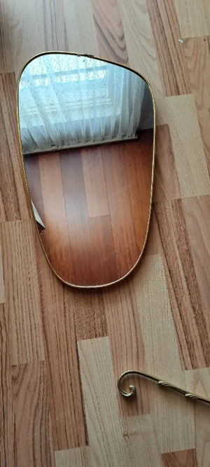 Vintage Messing Garderobenset Bild 2