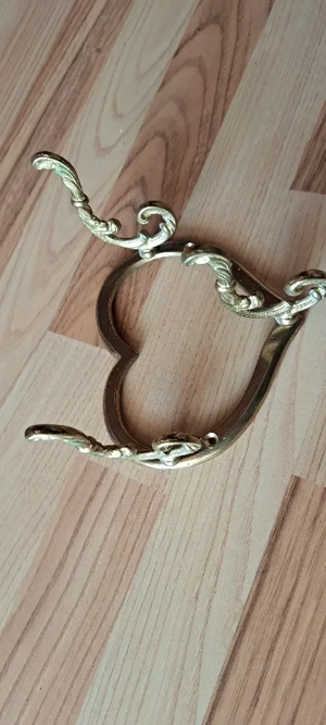 Vintage Messing Garderobenset Bild 4