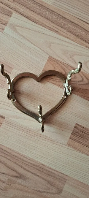 Vintage Messing Garderobenset Bild 5