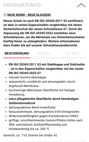 Sicherheitsschuhe S3  Engelbert Strauss  Grösse 39 NEUWERTIG Bild 5