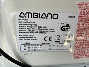 Mikrowelle Ambiano - 700W Bild 2