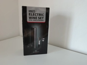 Cliton Elektrisches Weinöffner Set   Akku Korkenzieher Set   Neu & OVP