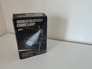 Outdoor Sports Brustlampe 5508   LED Chest Light   Wiederaufladbar   Neu