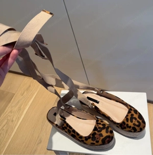 Stylische Plateau-Espadrilles mit Leo-Print (NEU) Bild 3