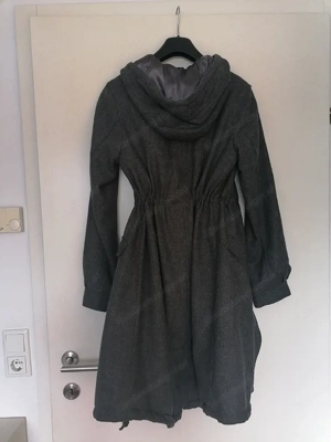 Wintermantel - Damen, dunkelgrau Gr. 34 36 Bild 10