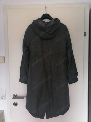 Wintermantel - Damen, dunkelgrau Gr. 34 36 Bild 6