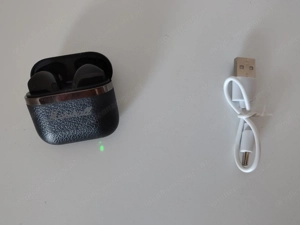 Marshall Style Bluetooth In-Ear Kopfhörer mit Ladecase   Schwarz - Aprikose - weiß  Bild 2