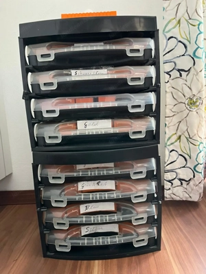 Perlenkoffer Nr. 3 mit verschiedenen Material (z.B Perlen) für DIY-Basteln Bild 5