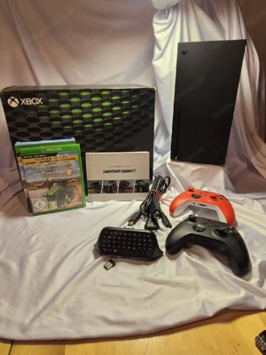 Microsoft Xbox Series X 1TB Spielekonsole mit 2 Controller & OVP+ 1 Spiel