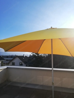 Großer Sonnenschirm mit Ständer  Bild 5