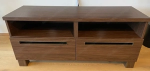 IKEA TV-Tisch   Lowboard dunkelbraun 120x55x41,5cm Bild 3