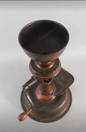 Antik Früh Deckellos Nr. 3 Enterprise Kaffeemühle Bild 3