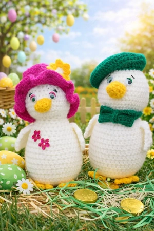    Osterdeko   Geschenkidee gehäkelt    Bild 2