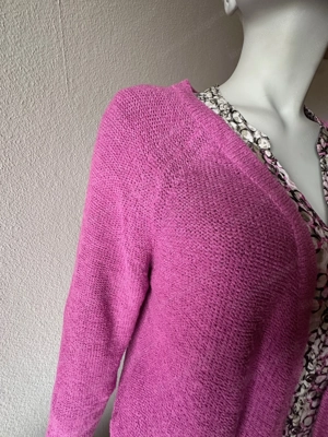 Strickjacke Gr. 38 40 (M) - Pink - weich & gepflegt - neuwertig Bild 3