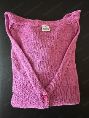 Strickjacke Gr. 38 40 (M) - Pink - weich & gepflegt - neuwertig Bild 5