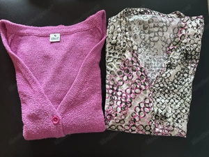 Strickjacke Gr. 38 40 (M) - Pink - weich & gepflegt - neuwertig Bild 8