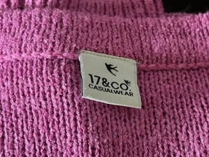 Strickjacke Gr. 38 40 (M) - Pink - weich & gepflegt - neuwertig Bild 7