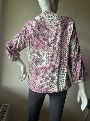 Bluse Gr. 38 40 (M) - 100% Viskose - neuwertig - leicht & fließend Bild 2