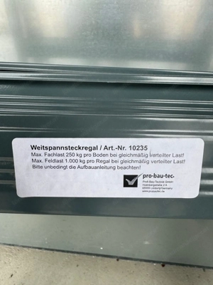 3x Steck-Regal Schwerlast bis 250kg Bild 2