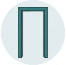 Türzarge CPL 2030 x 950 x 140 li