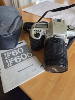 Nikon F60 analoge Spiegelreflexkamera Bild 3