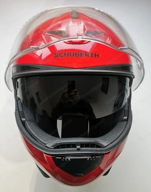 Schuberth C3 Pro Klapphelm rot Gr.62 Bild 2