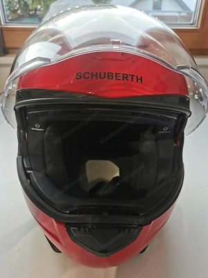 Schuberth C3 Pro Klapphelm rot Gr.62 Bild 5