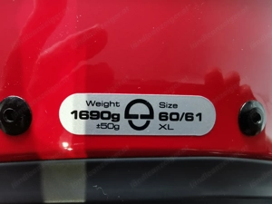Schuberth C3 Pro Klapphelm rot Gr.62 Bild 4